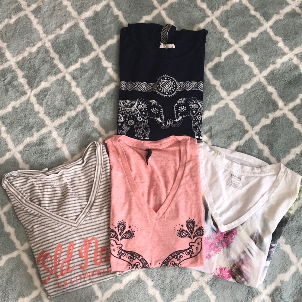 Bundle of 4 large shirts